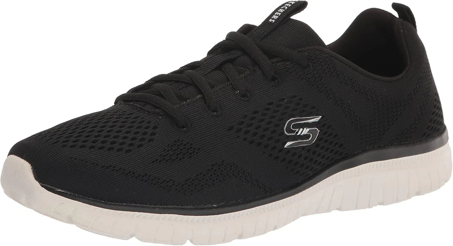 Skechers Womens SPORT-ACTIVE Lace-up Color Black/White, 41 EU