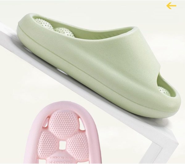 ⁦Bestgift Slippers indoor home female summer couple massage bathroom bath non-slip wear-resistant⁩ - الصورة ⁦3⁩