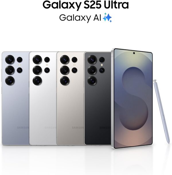 ⁦Samsung Galaxy S25 Ultra AI Phone, 1TB Storage, 12GB RAM, Titanium Gray, Android Smartphone, 200MP Camera, S Pen, Long Battery Life (KSA version)⁩ - الصورة ⁦2⁩