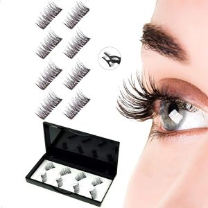 X Spring Magnetic Eyelashes - Natural Look, Reusable, No Glue, Waterproof False Lashes Without Eyeliner - Applicator Included