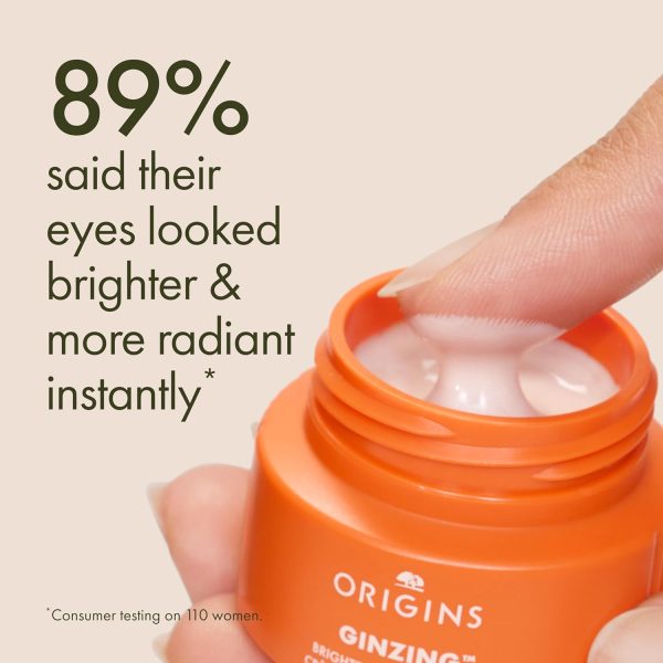 ⁦ORIGINS GinZing Refreshing Eye Cream to Brighten and Depuff - Warm, 15 ml⁩ - الصورة ⁦3⁩