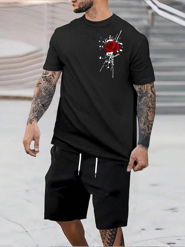 ⁦Bealin Men's Graphic Tees Casual Graffiti Short Sleeve Shirts Summer Rapper Streetwear Y2k Tops Tshirt⁩ - الصورة ⁦3⁩