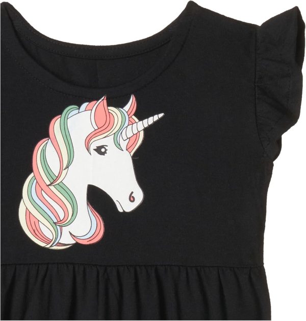 ⁦T2F girls Girls Casual dress-DRZ3P02 Casual Dress (pack of 3)⁩ - الصورة ⁦4⁩
