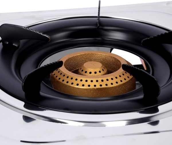 ⁦Krypton Stainless Steel Single Burner Gas Stove | Model No KNGC6044⁩ - الصورة ⁦2⁩