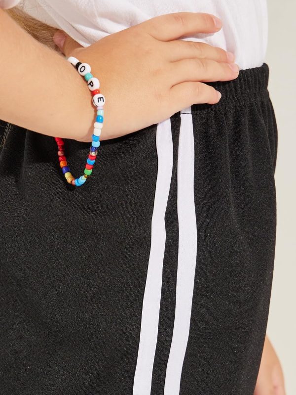 ⁦Styli Girls Stripe Side Seam Joggers⁩ - الصورة ⁦3⁩