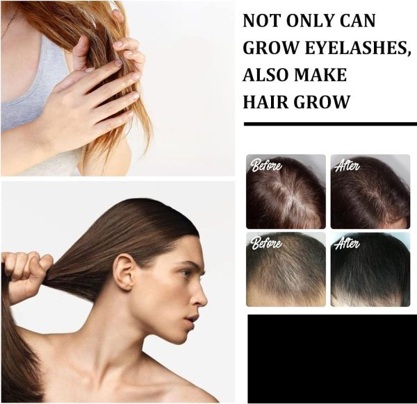 ⁦Salasabil Eyelash Nourishing Liquid,Eyelash Growth Serum Organic Castor Oil Eyelash Serum,Rapid Growth Strengthening Eyelash (1 pc)⁩ - الصورة ⁦7⁩