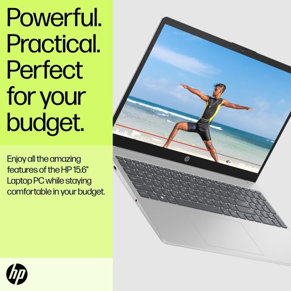 ⁦HP 15 Laptop, 15.6" FHD Touchscreen Display, 13th Gen 10-Cores i7-1355U (Up to 5.0GHz), 32GB RAM, 2TB PCIe 4.0, WiFi 6, Webcam, Keypad, USB-C, BT, HDMI, Long Battery Life, PDG HDMI Cable, Win 11 Pro⁩ - الصورة ⁦7⁩