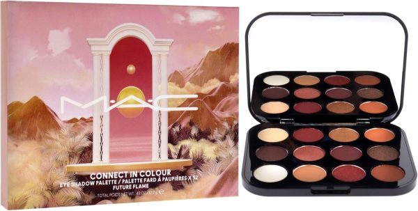⁦MAC Connect In Colour Eye Shadow Palette - Future Flame for Women - 0.43 oz Eye Shadow⁩ - الصورة ⁦3⁩
