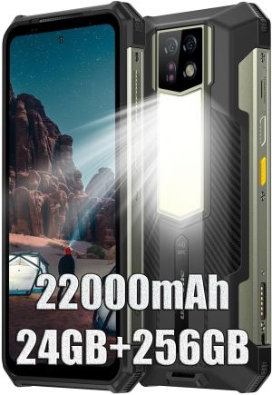 Armor 24 Rugged Phone 22000mAh Up to 24GB+ 256GB 6.78"120Hz Smartphone 64MP+64MP NFC Phone LED Light Global Version