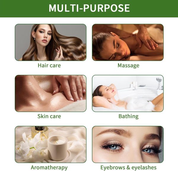 ⁦NALACAL Rosemary Oil for Hair Growth, Essential Oil for Skin and Hair Care, Promotes Natural Hair, Eyebrow, and Eyelash Growth, Best Hair Thickening Product for Men and Women (30ml)⁩ - الصورة ⁦2⁩