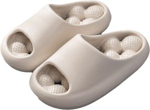 Bestgift Slippers indoor home female summer couple massage bathroom bath non-slip wear-resistant