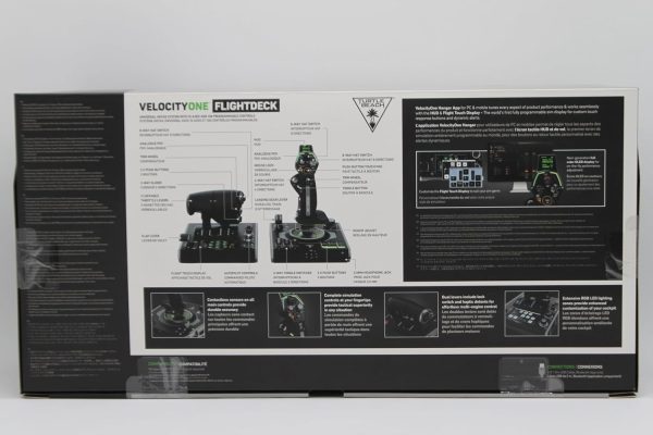 ⁦Turtle Beach VelocityOne Flightdeck - Universal HOTAS Simulation Joystick & Throttle with Touch Display, Stick Mounted HUD and Contactless Sensors for Air and Space Combat on Windows 10 & 11⁩ - الصورة ⁦19⁩