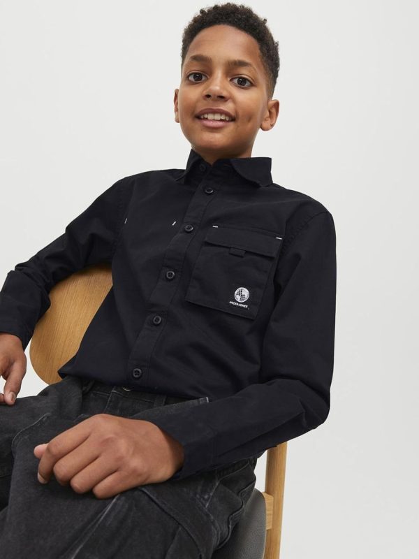 ⁦JACK & JONES Boy's DUST JUNIOR Shirt⁩ - الصورة ⁦8⁩