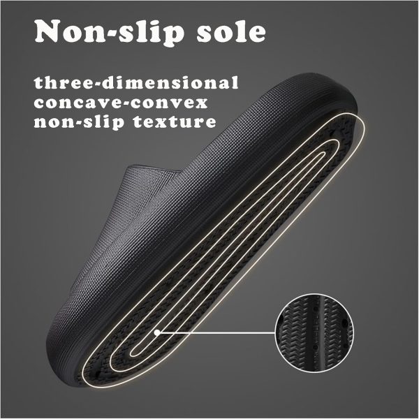 ⁦HAOLIHAO Women' Slippers Home Slippers Non-slip Slippers Bathroom Slippers for Women⁩ - الصورة ⁦4⁩