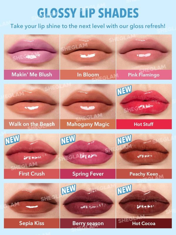 ⁦SHEGLAM Pouty Lip Balm - Perfect Shine Hot Stuff'⁩ - الصورة ⁦6⁩