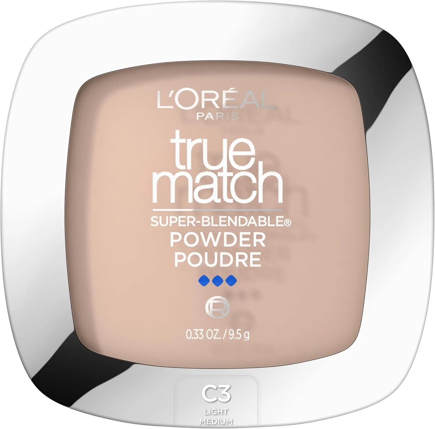 L’Oréal Paris L'Oreal True Match Super-Blendable Powder, Creamy Natural, 0.33 oz.