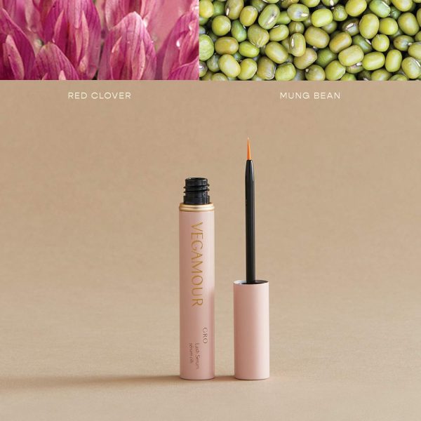 ⁦VEGAMOUR GRO Lash Serum, Eyelash Enhancer, Vegan Eyelash Serum for Fuller, Thicker Looking Lashes in as Soon as 30 Days, 3 ML⁩ - الصورة ⁦2⁩
