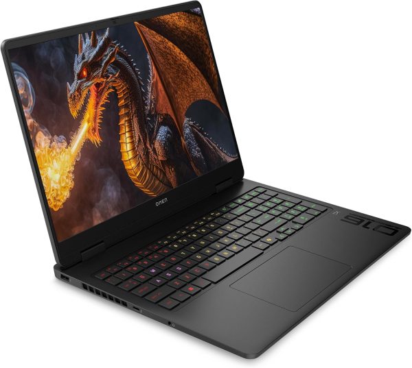 ⁦HP OMEN 16 Gaming Laptop, Intel Ultra 9-285H, 32 GB DDR5 RAM, 2 TB PCIe SSD, 16" WQXGA (2560x1600) 240Hz Display, Nvidia G-Force RTX 5070, RGB Backlit Keyboard, W11 Home, Shadow Black⁩ - الصورة ⁦6⁩