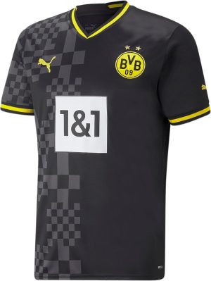 PUMA Men's BVB AWAY Jersey Replica w/Sponsor Football Shirt