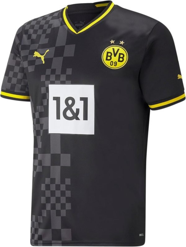 PUMA Men's BVB AWAY Jersey Replica w/Sponsor Football Shirt