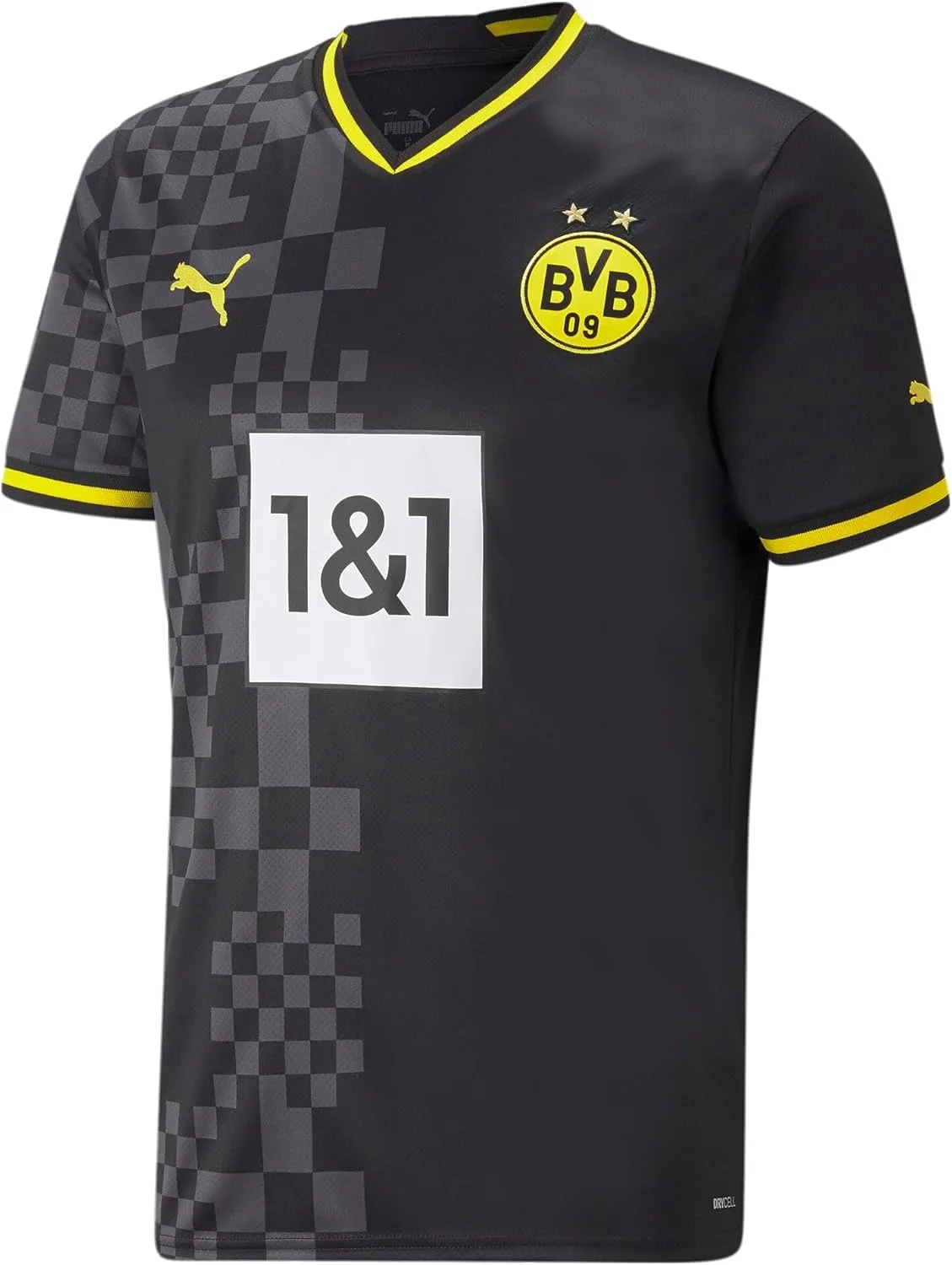 PUMA Men's BVB AWAY Jersey Replica w/Sponsor Football Shirt