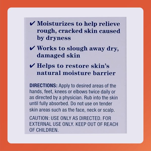 ⁦RUGBY LABORATORIES Urea 20% Intensive Hydrating Cream - Urea Cream for Feet, Hands, Knees, and Elbows - 20% Urea Intensive Strength Cream - 3 Oz⁩ - الصورة ⁦6⁩