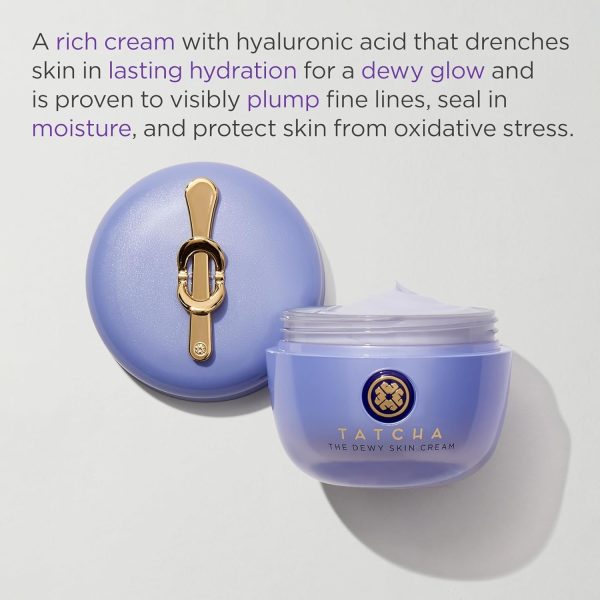 ⁦TATCHA The Dewy Skin Cream | Rich Face Cream to Hydrate, Plump and Protect Dry and Combo Skin, 50 ml | 1.7 oz⁩ - الصورة ⁦2⁩