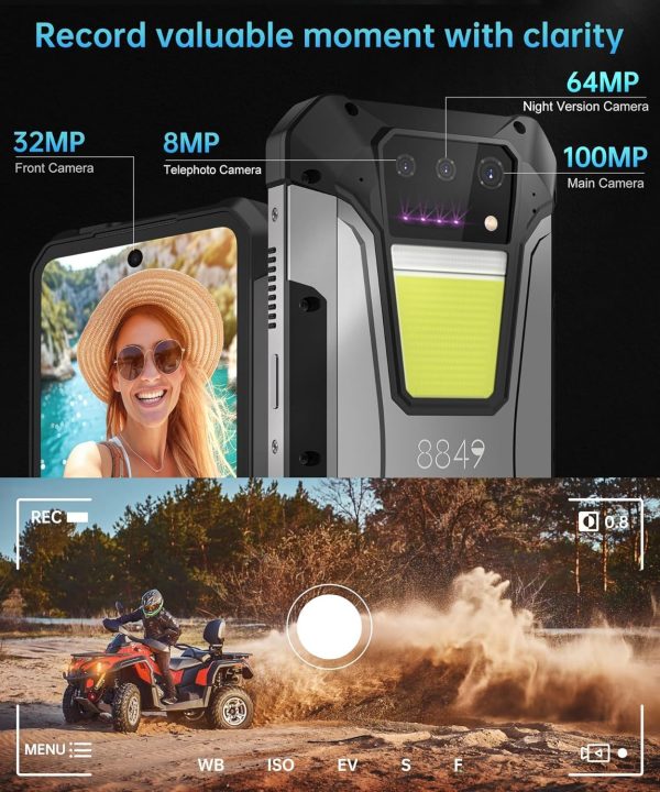 ⁦8849 Tank 2 PRO Rugged Smartphone with Projector 6.79" 2.4K Display 16GB 256GB Mobile Phone 23800mAh 120W Android 14 Phone⁩ - الصورة ⁦2⁩