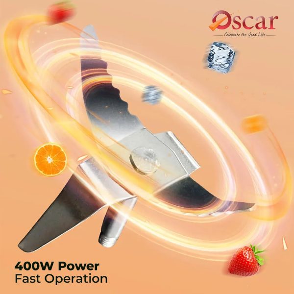 ⁦OSCAR | Food Processor | Model: OFB176 | One Solution for Cutting, Chopping, and Dough Making, etc | Multiple Accessories, Large Capacity Bowl, Powerful Motor, Strong Construction⁩ - الصورة ⁦6⁩
