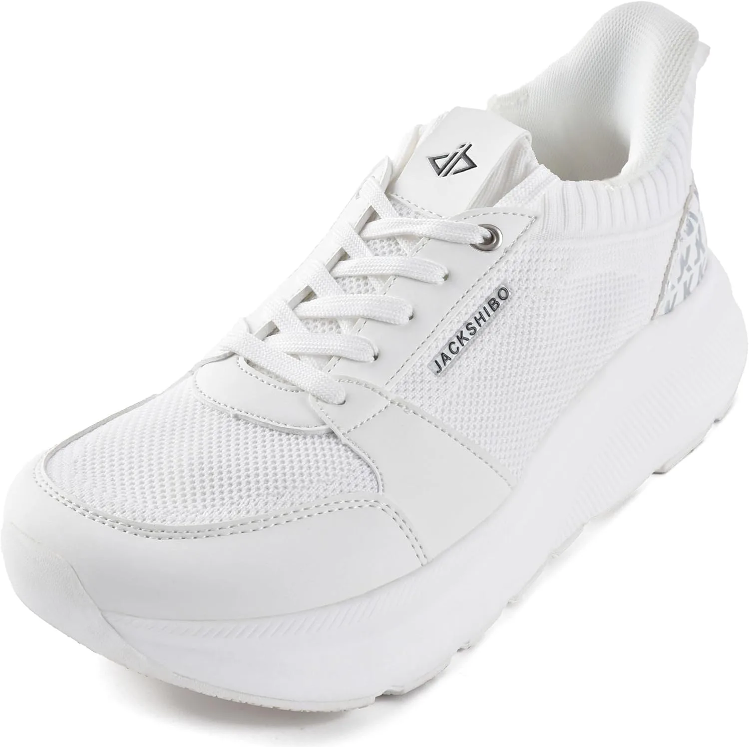 JACKSHIBO Womens Hands Free Slip ins Shoes | Athletic Slip On Casual Walking Shoes | Lightweight Cloud Shoes | Non Slip Walking Sneakers
