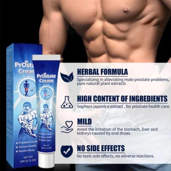 ⁦Prostate Cream, 20g Men Prostate Cream, Relieve Frequent Urination Improve Overall Prostate Health Cream For Male (3Pcs)⁩ - الصورة ⁦2⁩
