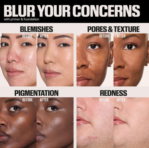 ⁦HUDABEAUTY Original Easy Blur Natural Airbrush Foundation 30 ml by Bella (330N BUTTER PECAN, 30 ml (Pack of 1)⁩ - الصورة ⁦4⁩