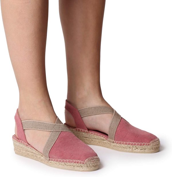 ⁦TONI PONS Women's Wedge Espadrille Sandal in Husband Blue⁩ - الصورة ⁦4⁩