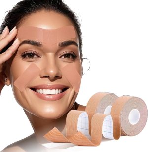 2 Rolls Face Tapes for Instant Lift, Body Tape for Face & Wrinkles, Face Tape for Eyes, Chin & Neck