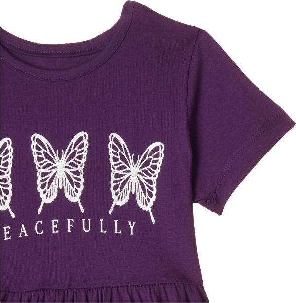 ⁦T2F girls Girls Casual dress-DRZ3P04 Casual Dress (pack of 3)⁩ - الصورة ⁦4⁩