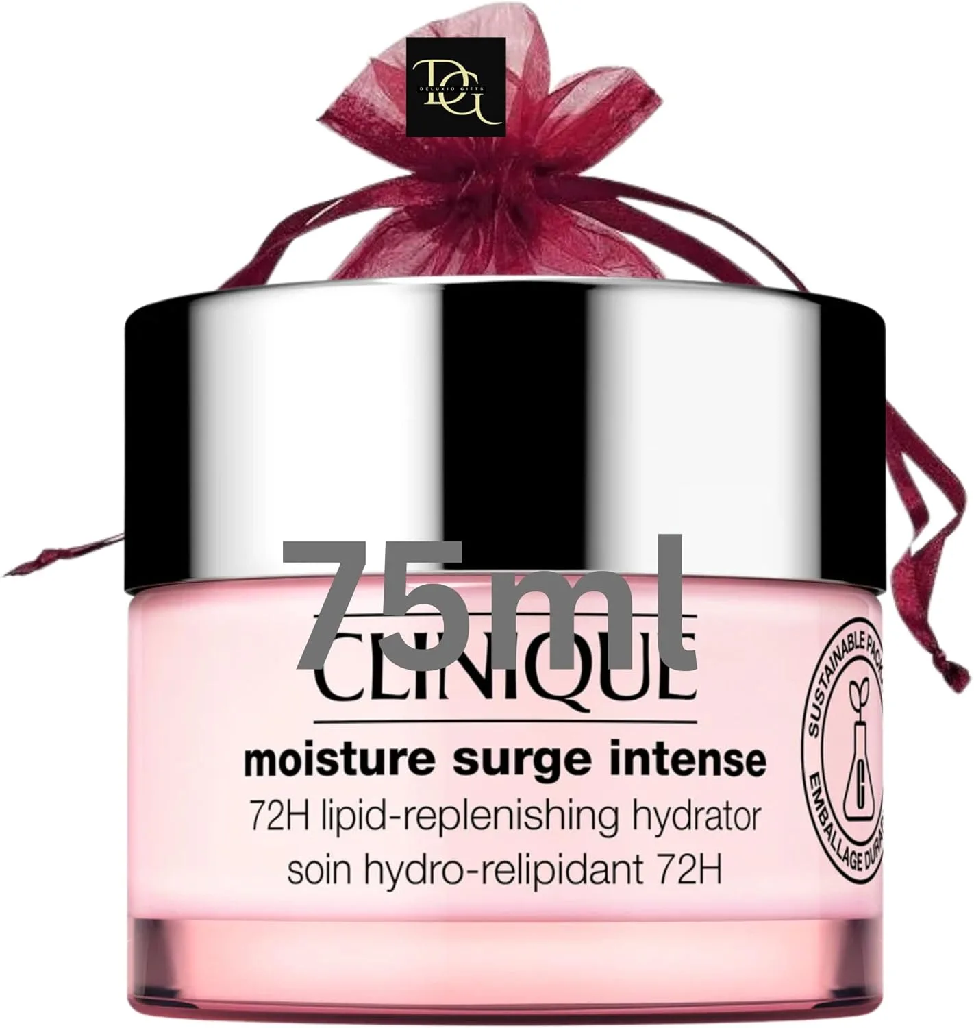 Moisture Surge Intense 72H Lipid Replenishing Hydrator 75ml with Deluxio Gifts Gift Bag