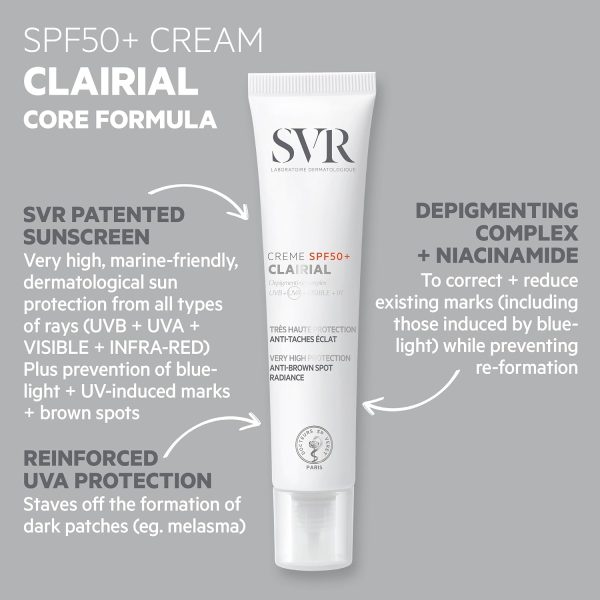 ⁦Svr Clerial Cream SPF 50+ 40ml⁩ - الصورة ⁦3⁩