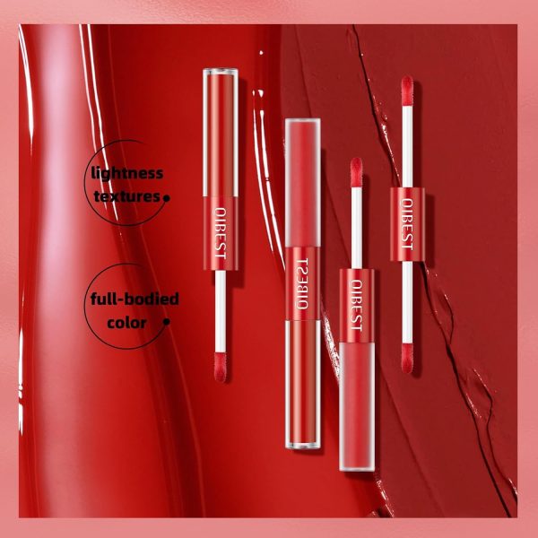 ⁦ELECDON 2-in-1 Lip Gloss & Matte Liquid Lipstick Set - 12 Colors Hydrating Velvet Lip Makeup Kit for Beauty Lovers⁩ - الصورة ⁦5⁩