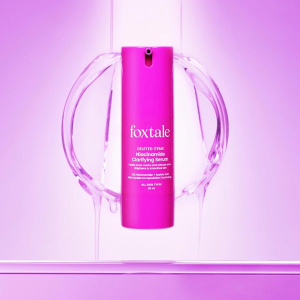 ⁦Foxtale 12% Niacinamide Face Serum with Azelaic Acid for Oil Control & Brightening | Reduces Acne, Blemishes & Acne Marks | Brightens & Smoothens Skin | Face Serum for Women & Men | 30 ml⁩ - الصورة ⁦2⁩