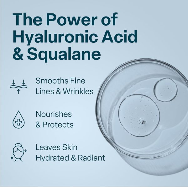⁦QRxLabs Plant-Based Squalane HA+ Moisturizing Cream with Hyaluronic Acid - Organic ECOCERT Approved USDA Certified Squalane Derived from Sugarcane - Moisturizer for Face, Body & Skin - 2 Fl Oz / 60 ml⁩ - الصورة ⁦2⁩