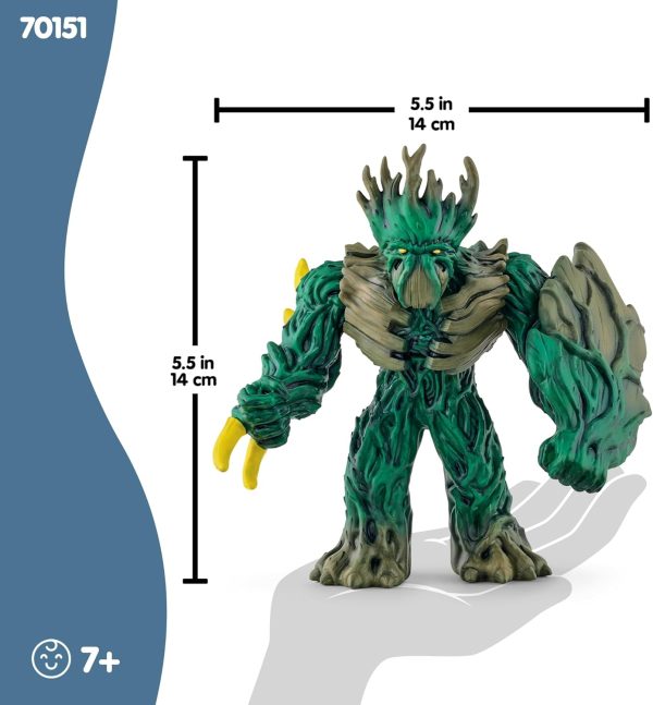 ⁦Schleich Eldrador Creatures, Mythical Creatures Toys for Kids, Jungle Emperor Action Figure with Movable Arms, Ages 7+⁩ - الصورة ⁦4⁩