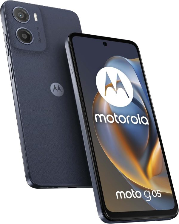 ⁦Motorola Moto G05 Dual-SIM 256GB ROM + 4GB RAM (GSM Only | No CDMA) Factory Unlocked 4G/LTE Smartphone (Denim Blue) - International Version⁩ - الصورة ⁦6⁩