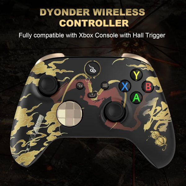⁦(Required Upgrade) DYONDER Wireless Controller 2.4GHZ Compatible with Xbox One X/S,Xbox Series X/S,PC Windows 7/8/10 Controller,Wireless Gamepad with Share Button/3.5mm Headphone Jack NO Battery⁩ - الصورة ⁦3⁩