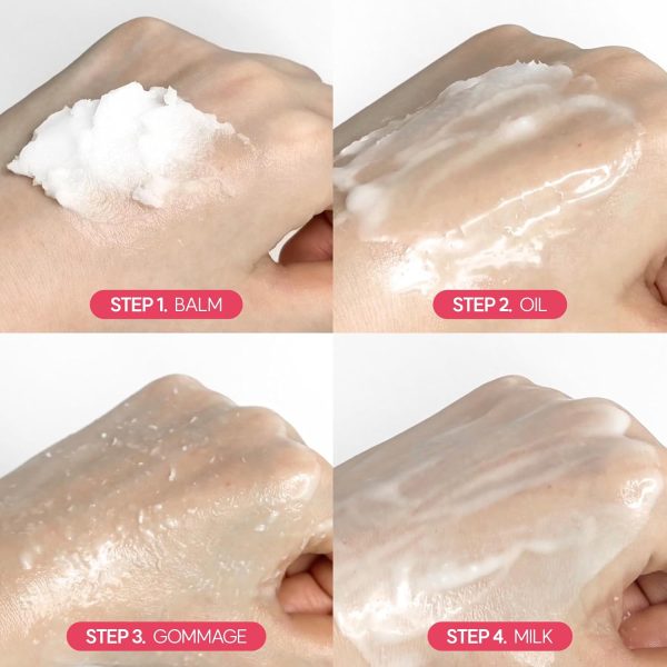 ⁦The Face Shop Rice Water Bright Cleansing Balm, Removes Makeup & SPF, 4-in-1 Makeup Remover, for All Skin Types, Korean Rice Extract, Lavender Oil, 100ml / 3.3 fl. oz.⁩ - الصورة ⁦7⁩