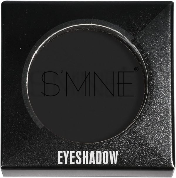 ⁦IS'MINE Single Black Matte Eyeshadow Powder Palette High Pigment, Longwear, Intense Color Best Black Eyeshadow⁩ - الصورة ⁦2⁩