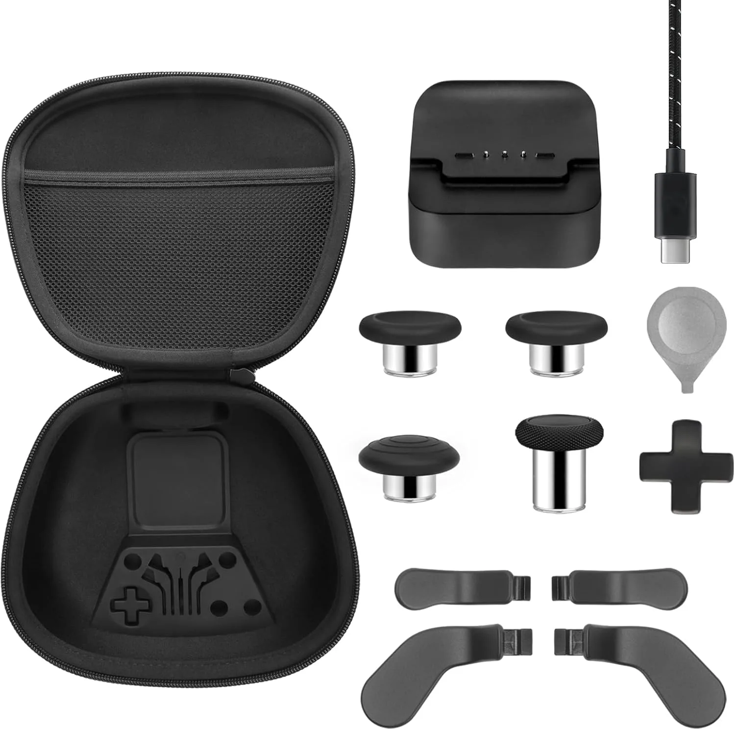 BSUZUN Complete Component Pack for Xbox Elite Controller Series 2 Core