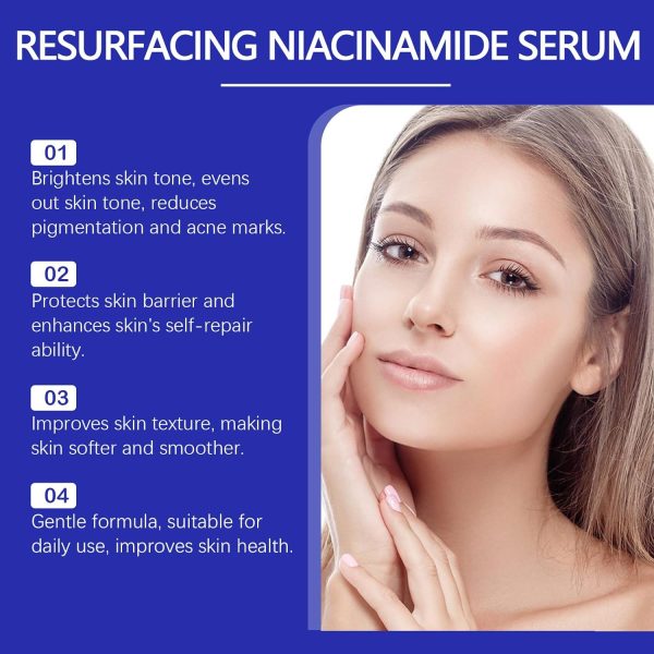 ⁦Face Serum, Pore Minimizer & Brightening Essence, Moisturizer with Hyaluronic Acid for Smooth & Radiant Skin⁩ - الصورة ⁦7⁩