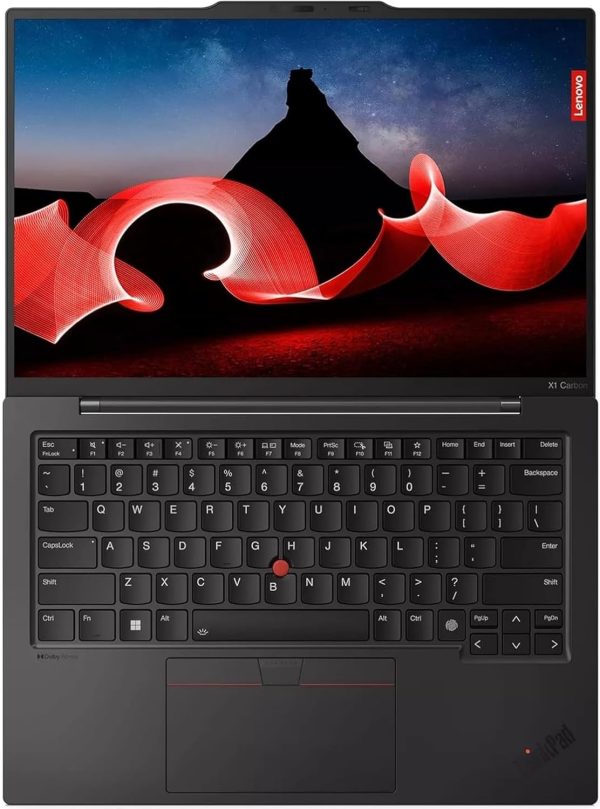 ⁦Lenovo ThinkPad X1 Carbon Gen 12 Touchscreen 14" Copilot+ PC Ultrabook - Intel Core Ultra 7 155H - 32 GB - 1 TB SSD - English Keyboard - Black Paint - Intel Chip - 1920 x 1200 - Windows 11 Pro⁩ - الصورة ⁦6⁩