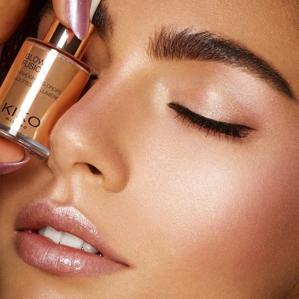 ⁦Kiko Milano Glow Fusion Highlighting Drops 10 ml, 02 Sweet Dreams⁩ - الصورة ⁦4⁩