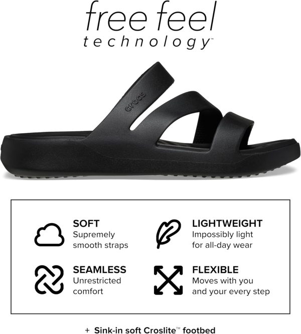 ⁦Crocs Women's 209587-001 Platform Sandals⁩ - الصورة ⁦7⁩